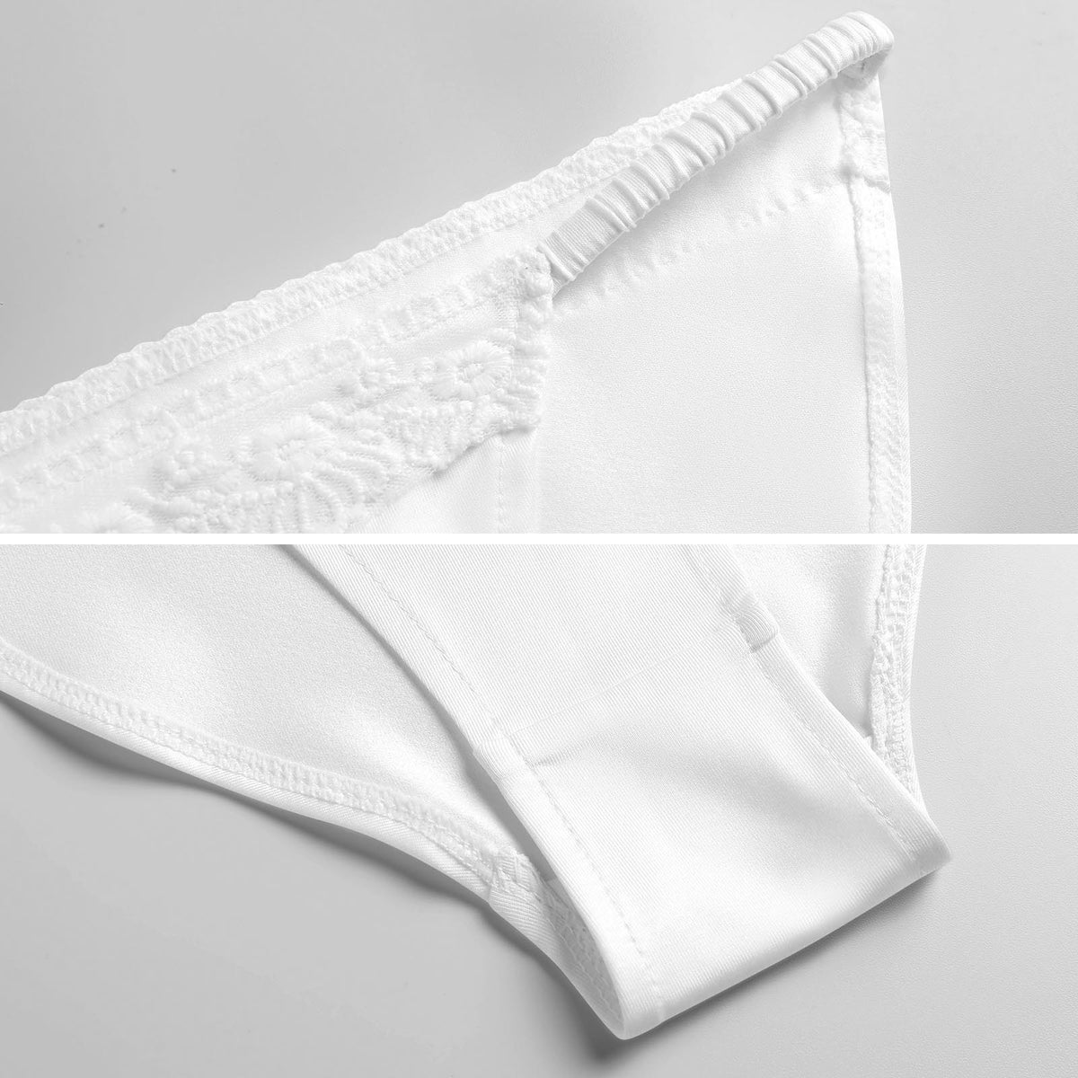 Sexy Bitch Thong Lace Trim Thong