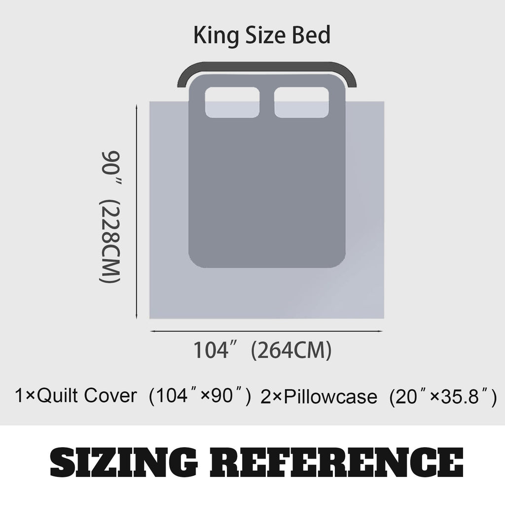 Angels Sheets 3-Piece Bedding Set 90x104inch