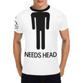 NEEDS HEAD MENS SHIRT All Over Print T-Shirt for Men (USA Size) (Model T40)