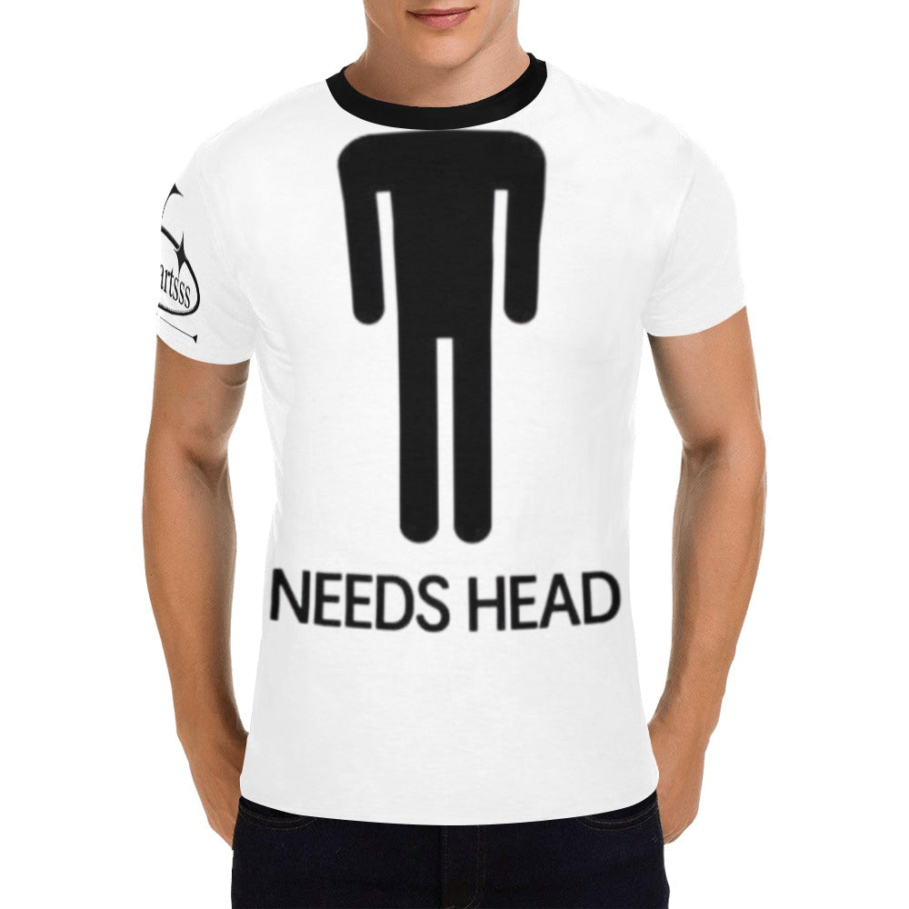 NEEDS HEAD MENS SHIRT All Over Print T-Shirt for Men (USA Size) (Model T40)