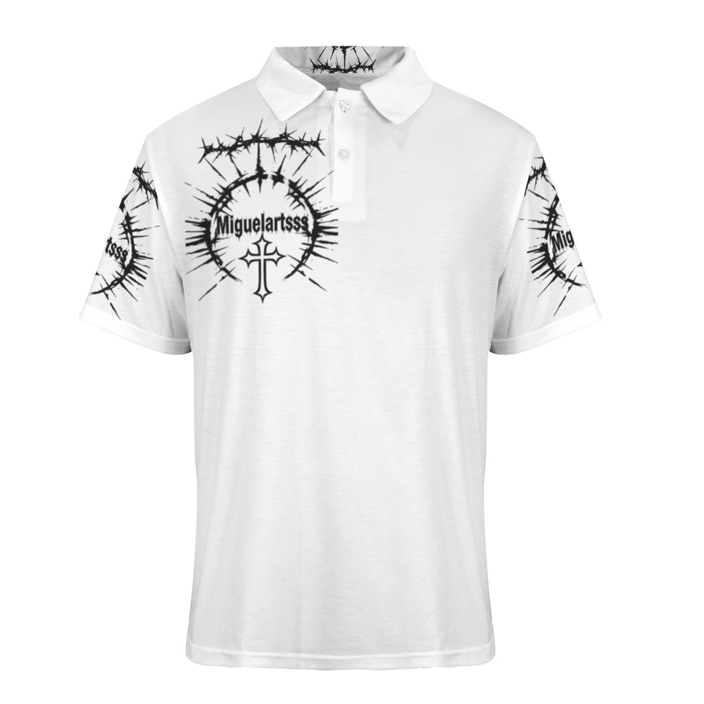 Angel mens button up shirt