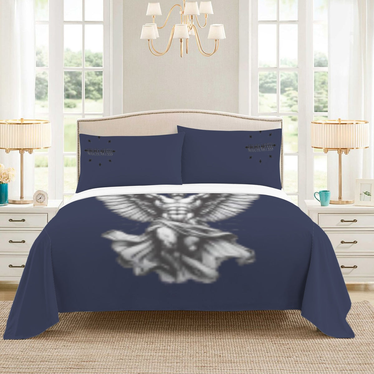 Angels Sheets 3-Piece Bedding Set 90x104inch